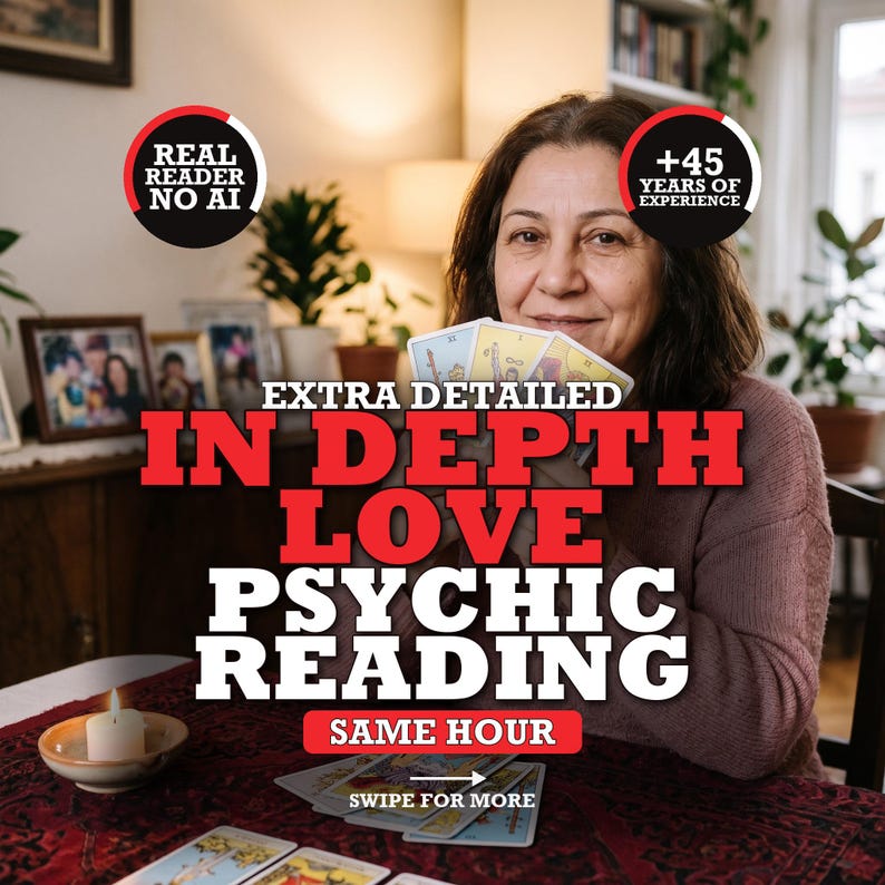 Lectura psíquica del amor en profundidad / Análisis de relaciones extra detallado / Sentimientos ocultos, expareja y futuro esposo / Misma hora imagen 1