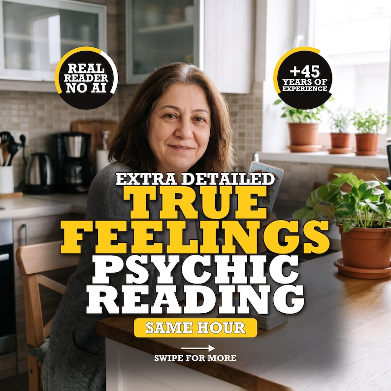 True Feelings Psychic Reading | Hidden Love & True Intentions | Their Exact Thoughts, Unspoken Truth | Same Hour image 1