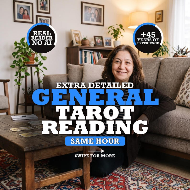General Tarot Reading | Fortune Teller Tarot, Exact Thoughts | Personalized Honest Tarot Reading | Same Hour image 1