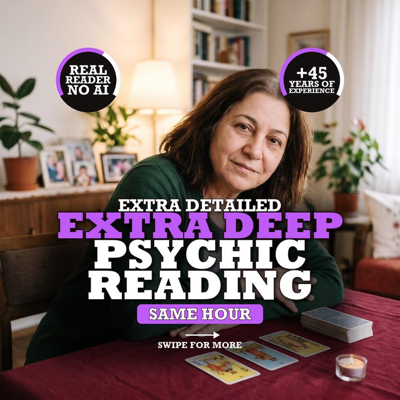 Extra Deep Psychic Reading | Detailed Destiny, Love & Career Reading | Life Purpose and Spiritual Guidance | Same Hour image 1