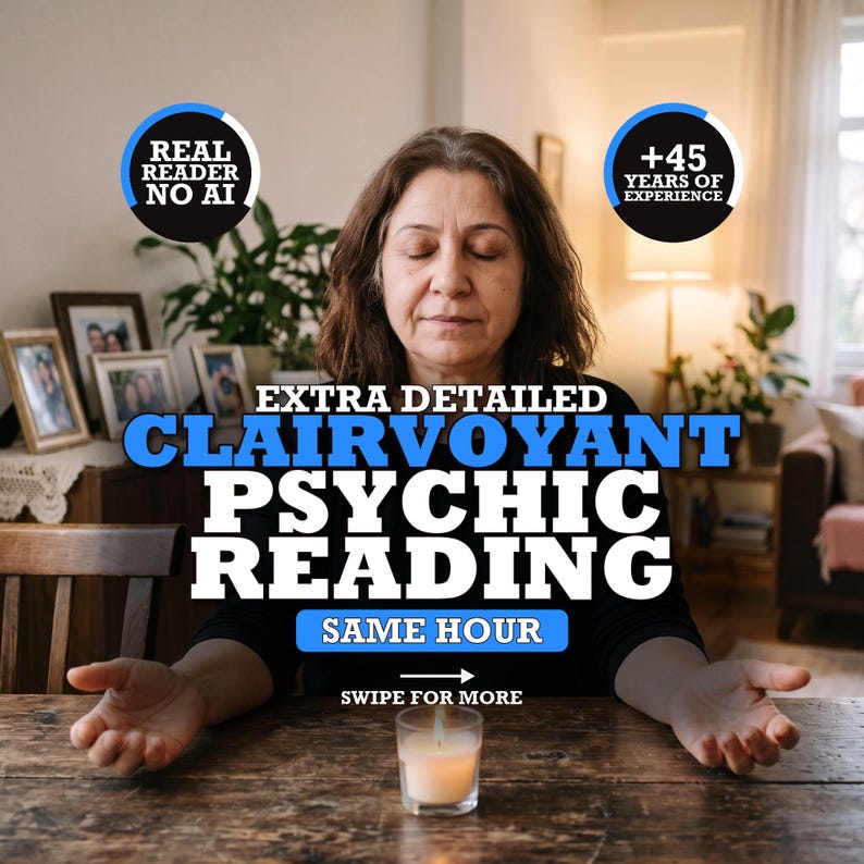 Clairvoyant Psychic Reading | No Tools, Spiritual Sight & Visual Insight | Accurate Love and Career Predictions | Same Hour image 1