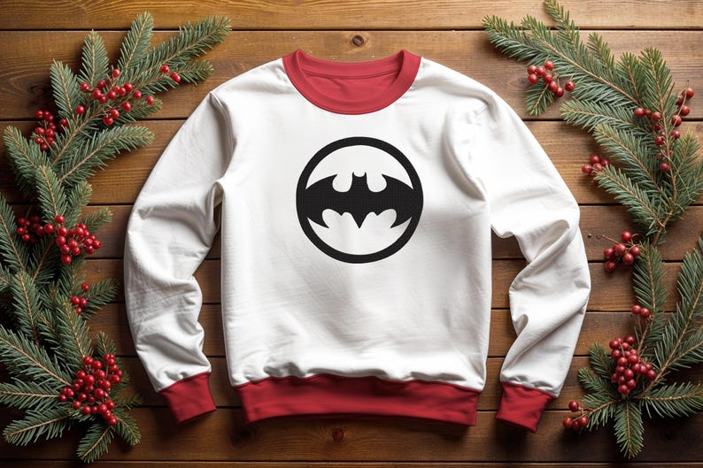 Batman Logo Machine Embroidery Design, Bat Symbol Embroidery File ...