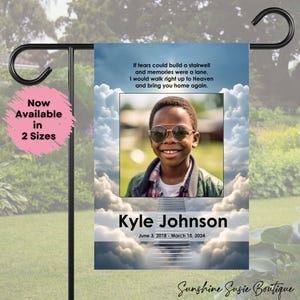 Personalized Memorial Garden Flag Memorial Flag In Memory Memorial Flag Sympathy Gift Cemetery Decoration Funeral Gift Memorial Gift