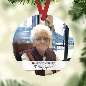 Memorial Christmas Ornament Remembrance Ornament Memorial Gift Sympathy Gift In Loving Memory Ornament Sympathy Gift Memorial Ornament