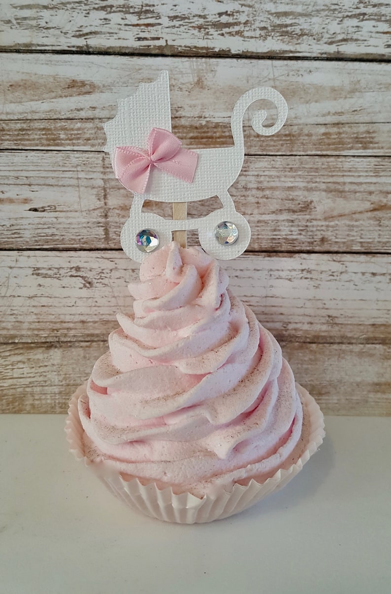 Mini Stroller Carriage Cupcake Cake Toppers Baby Shower Etsy Mini Stroller Carriage Cupcake Cake Toppers Baby Shower Etsy