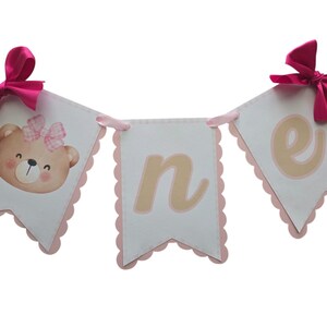 Baby Bear High Chair Banner: First Birthday Party Decor image 5