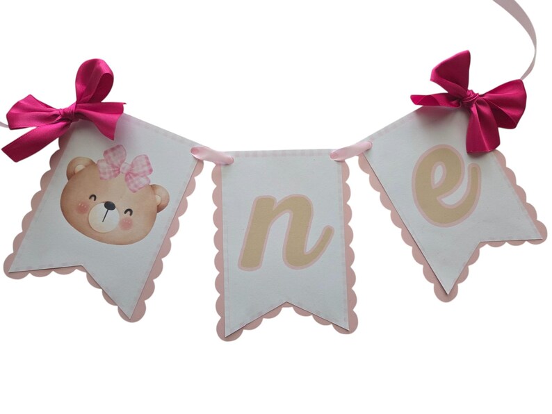 Baby Bear High Chair Banner: First Birthday Party Decor image 5