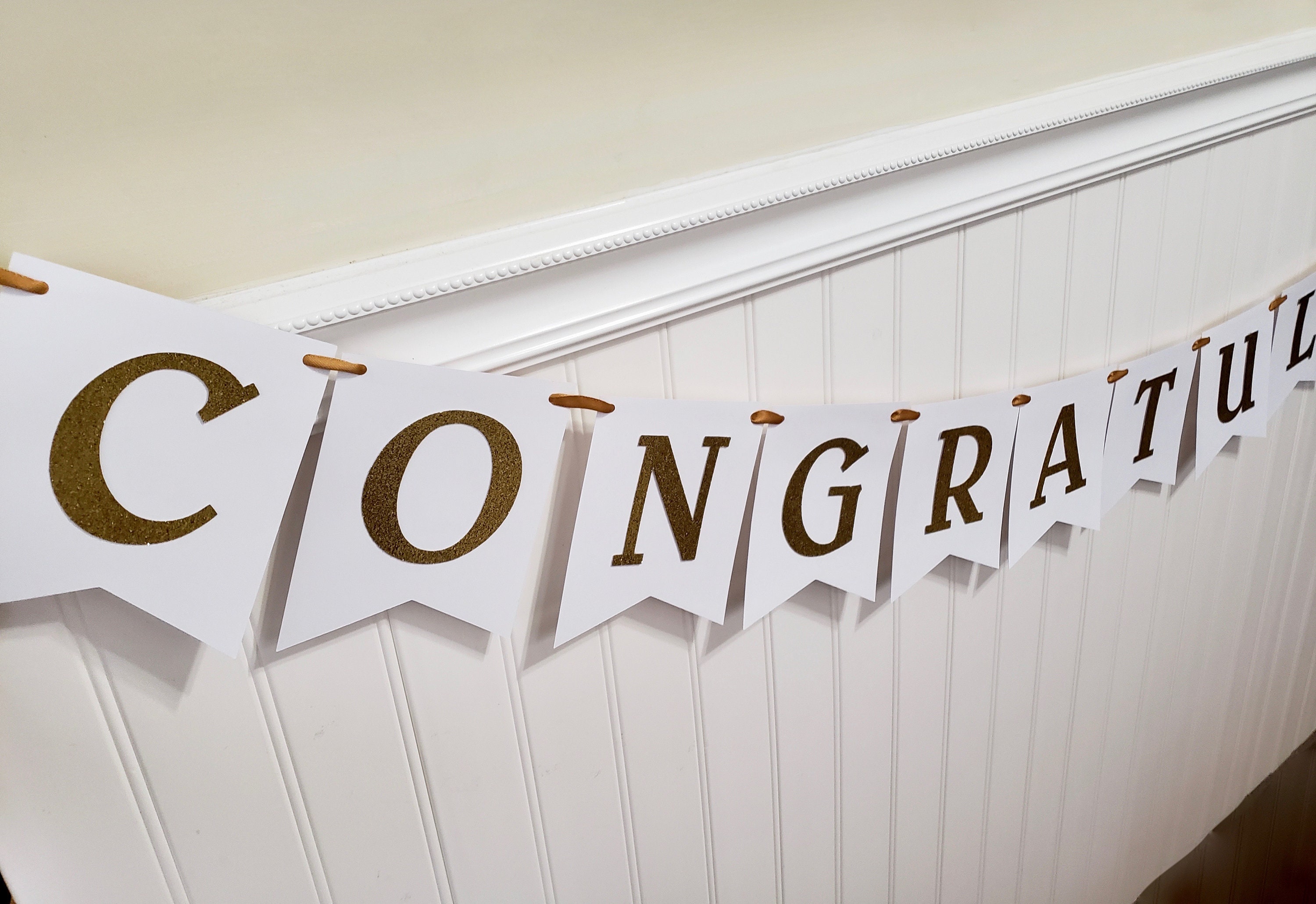 Congratulations banner Custom Colors Graduation banner Etsy