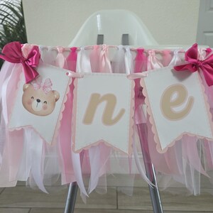 Baby Bear High Chair Banner: First Birthday Party Decor image 9