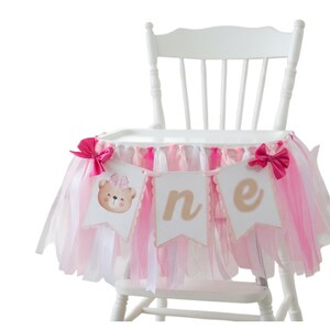 Baby Bear High Chair Banner: First Birthday Party Decor image 2