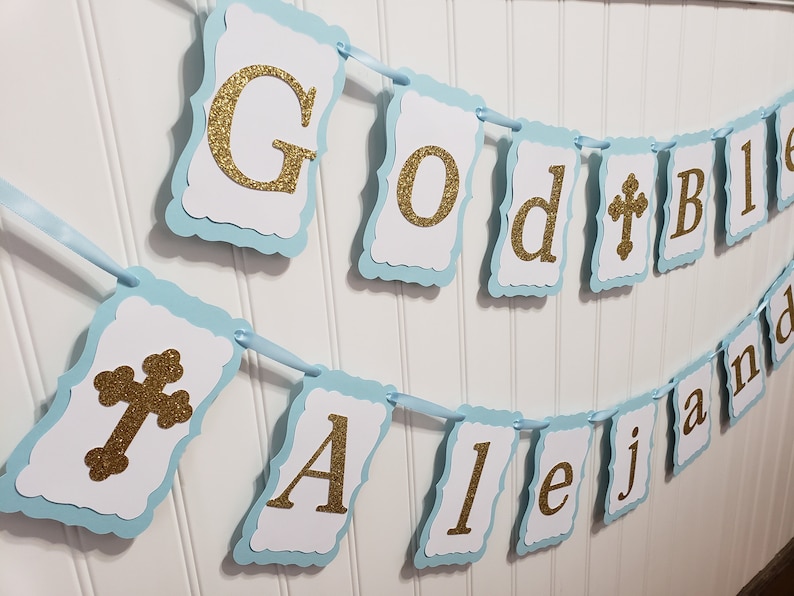 HAPPY CHRISTENING BANNER Baby Boy Girl Party Wall Hang Decoration Religious HAPPY CHRISTENING BANNER Baby Boy Girl Party Wall Hang Decoration Religious