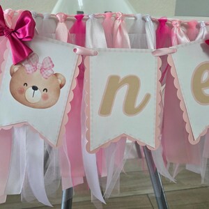 Baby Bear High Chair Banner: First Birthday Party Decor image 7