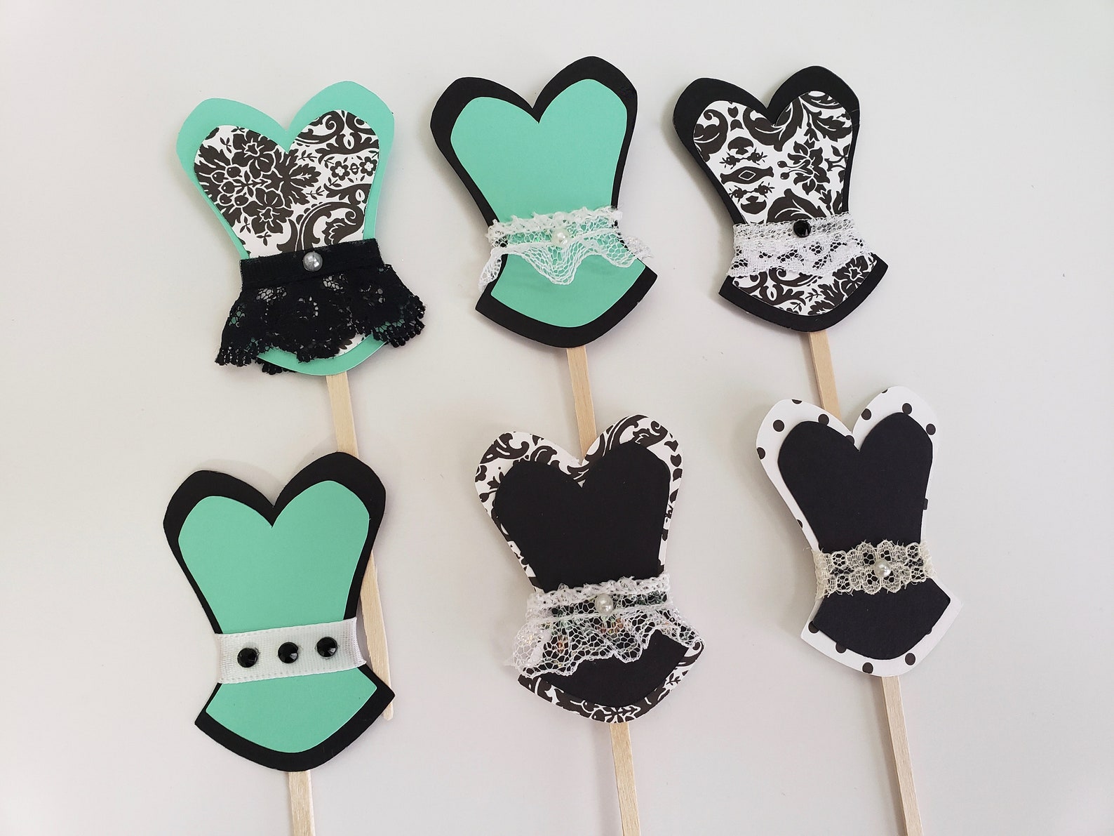 Bachelorette Party Cupcake Toppers. Set of 12. Custom Colors. Etsy