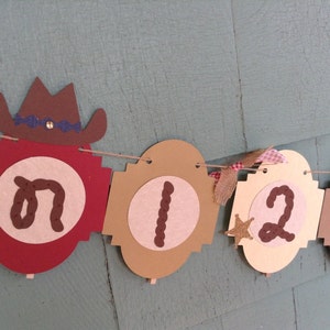 Banner con imagen de 12 meses con temática de vaqueros y barbacoa del oeste, para recién nacidos hasta el primer cumpleaños, banner con imagen de cuerda de rodeo