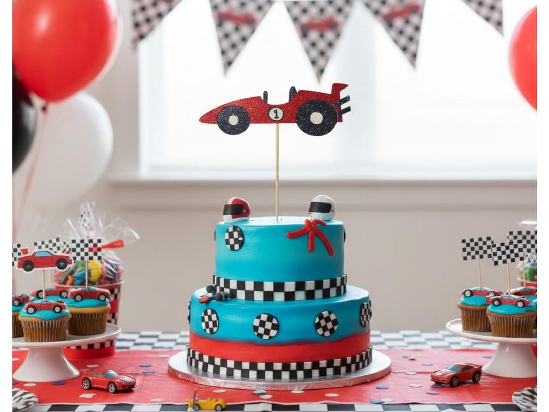 Bougie Cars OMIGA 20 Piu00e8ces Decoration Gateau AnniversAire U00e9lu00e9ments De Course Decoration Gateau Pour Les Anniversaires D'eNfants Les Decoration Gateau Cars