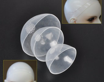 5 pcs 6-7/" Silicon Wig Cap for MSD 1//6 Bjd Doll Head Protection Cover