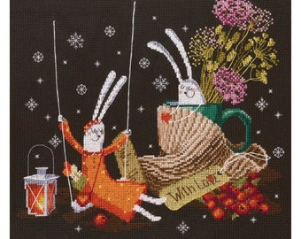 Counted Cross Stitch Kit RTO M674 /"Sky Lanterns/"