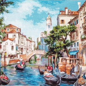 The Streets of San Polo  Counted Cross Stitch Kit, Luca-S