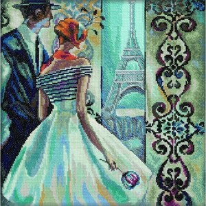 Counted Cross Stitch Kit Spring in Paris by RTO