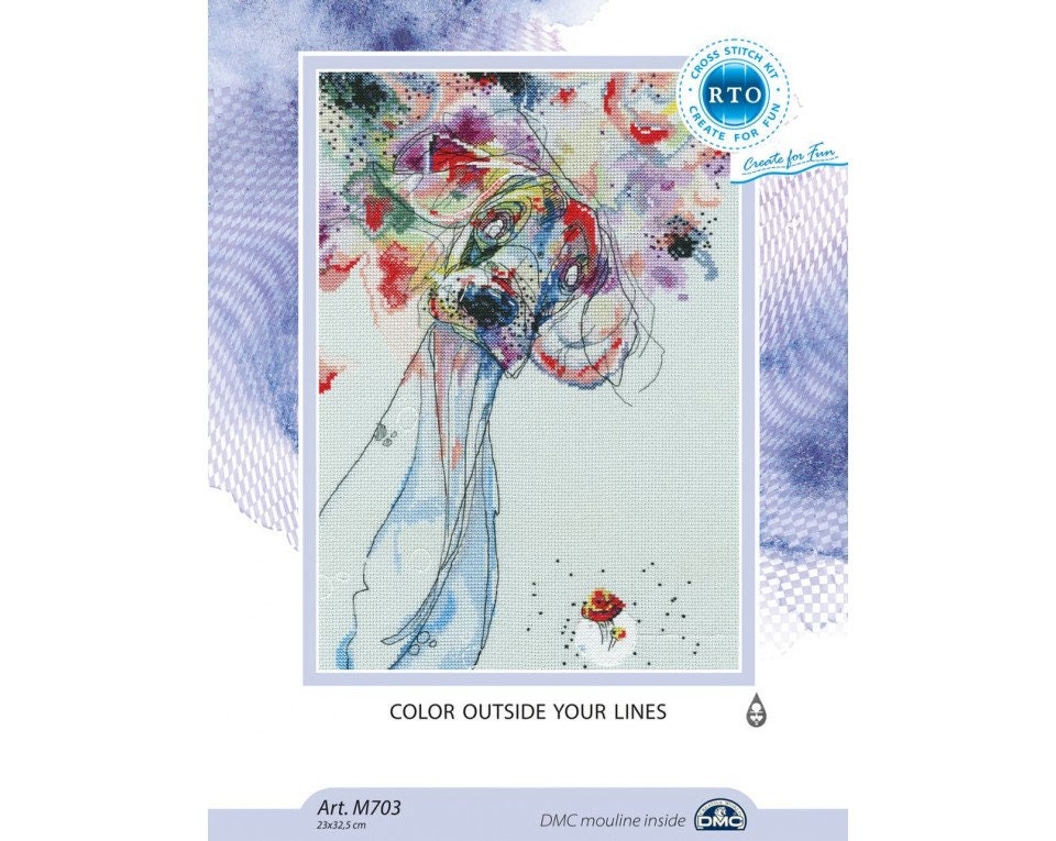 Kit De Point De Croix Coq Et Poule, Fil De Coton 1... – Grandado