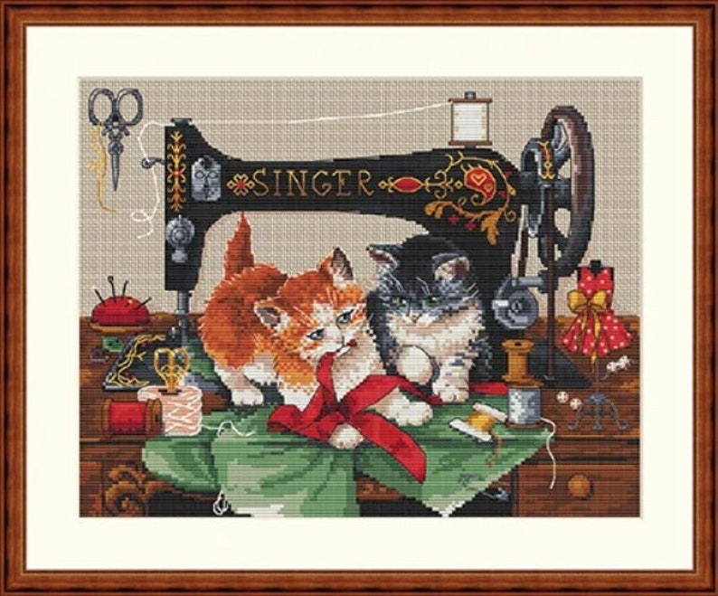 Players and 2021 new Singer Kittens Counted Cross K Merejka Stitch Kit Sales for sale