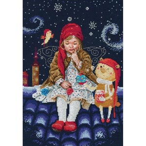 Counted Cross Stitch Kit RTO M 662 Fairy tales live on the roofs Counted Cross Stitch Kit RTO M 662 Fairy tales live on the roofs