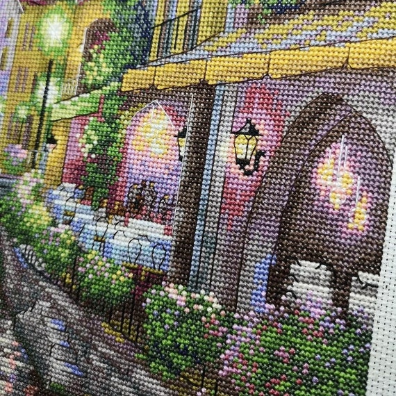 クロスステッチ キット【Merejka】La Riviere Merejka クロスステッチキット - ラ・リヴィエール K-158 - Etsy 日本