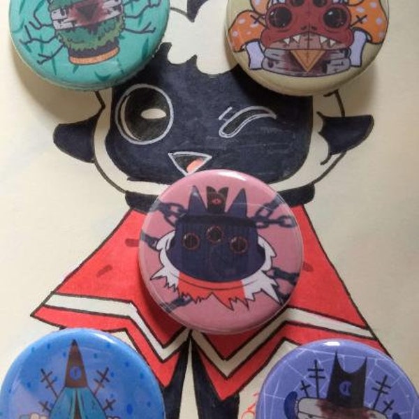 Cult of the Lamb 1.25" Buttons