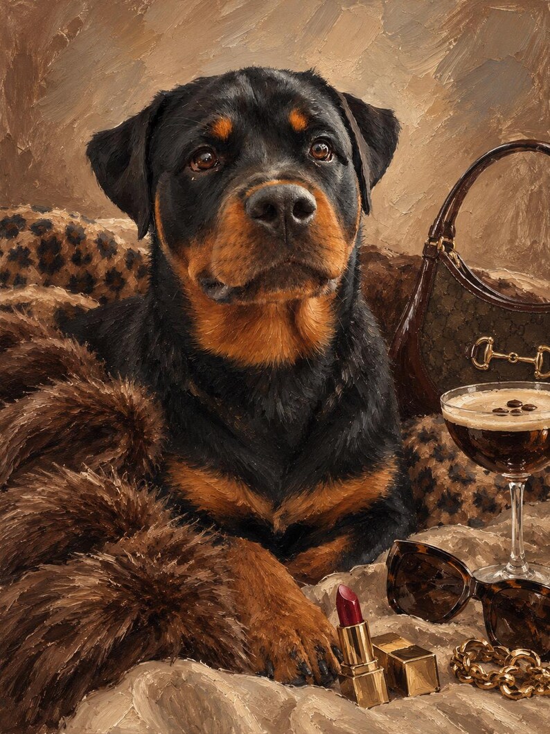 Personalised Pet Portrait | Vintage Oil Painting, Fashion Editorial ...