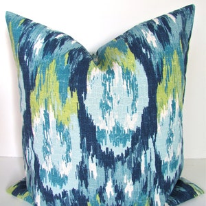 PILLOWS Blue Pillow Covers Turquoise Throw Pillows 16 18x18 20 Green Navy Blue Throw Pillow Covers Modern Home and Living Geometric