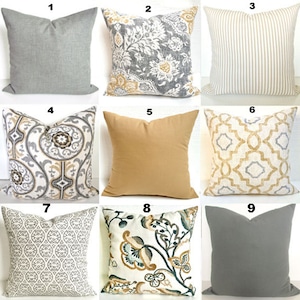 TAN and GRAY Pillows Grey Throw Pillow Covers Tan Pillows CAMEL Pillow Covers Tan & Grey Pillows 16 18x18 20 .All Sizes. Home Decor