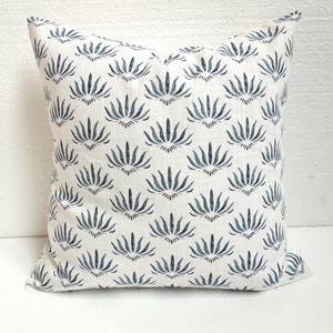 BLUE PILLOW Denim pillow covers Navy Blue Decorative Throw Pillow Cover Denim Blue Throw Pillow Covers Spa Blue Grey Floral. All Sizes