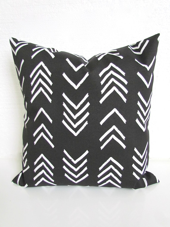 Charcoal gray top throw pillows