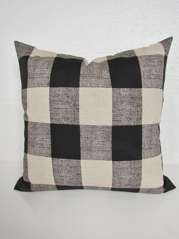 buffalo plaid throw pillow cases