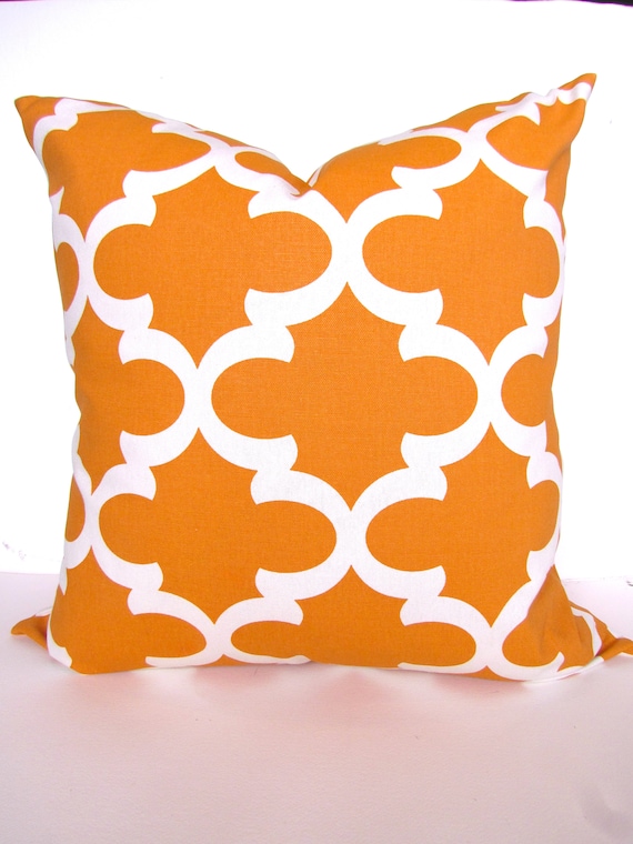 Orange Throw Pillows Orange Pillows Orange Throw Pillow Covers Etsy