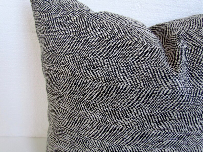 FARMHOUSE PILLOWS Black Ticking Stripe Throw Pillows Farm Etsy