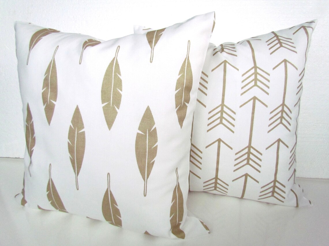 GOLD PILLOWS Gold Metallic Throw Pillows Gold Pillow Cover Etsy