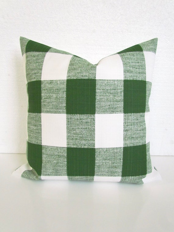 checkered outdoor pillows