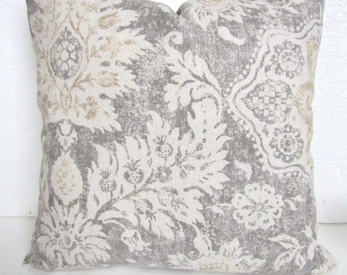 GRAY PILLOWS GREY Throw Pillow Covers Tan Pillows Grey Decorative Throw