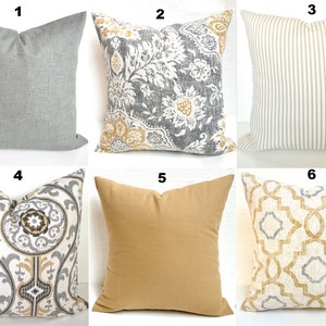 CAMEL TAN and GRAY Pillows Grey Throw Pillow Covers Tan - Etsy