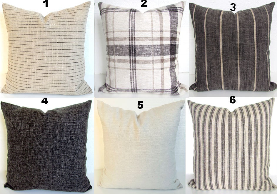 Beige buffalo check pillows hotsell