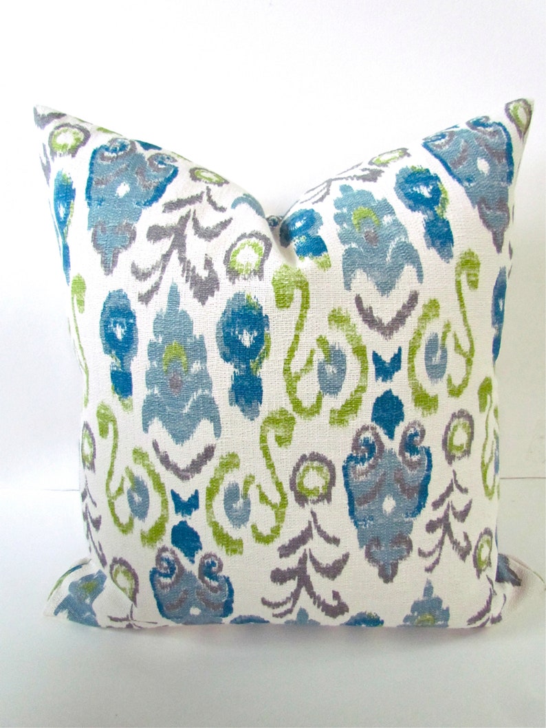 TEAL PILLOWS Turquoise Throw Pillow Covers Teal Navy Blue Etsy