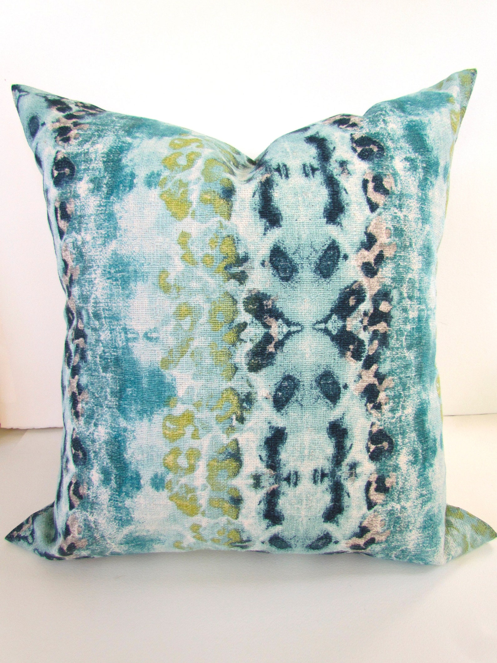 TURQUOISE Pillows Teal Pillows Blue Throw Pillow Covers Etsy