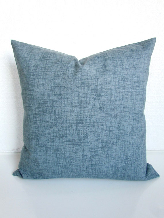 DENIM BLUE THROW Pillows Dark Blue Throw Pillow Covers Navy Etsy