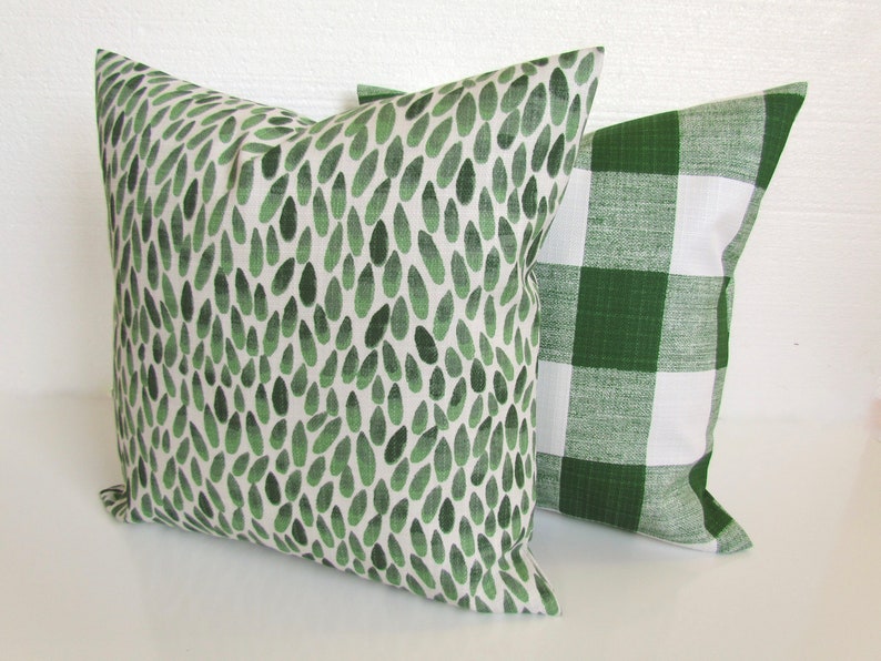 Green Outdoor Pillows Lime Green Pillow Blue Outdoor Throw Etsy