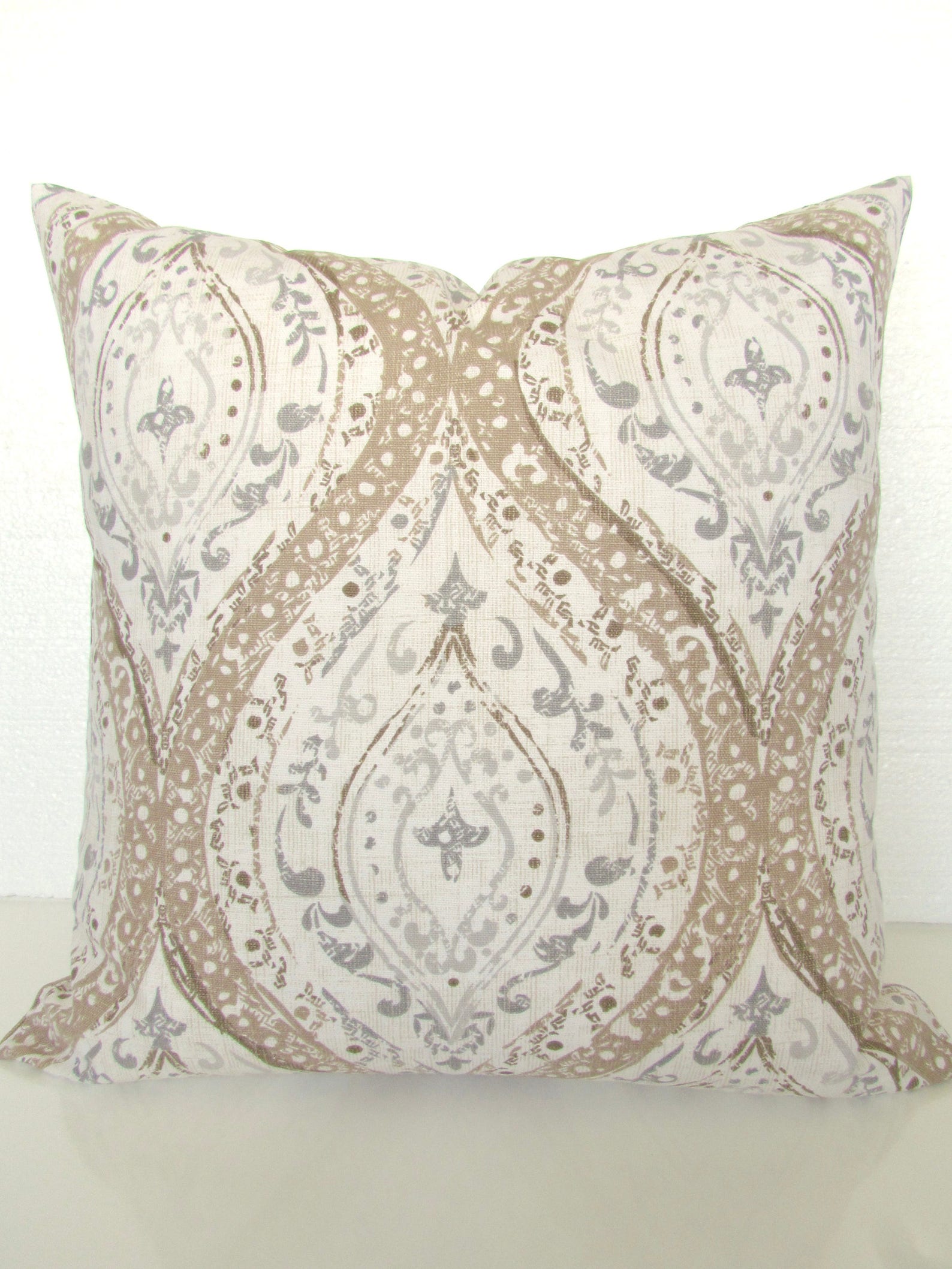 TAN PILLOWS Tan Pillow Covers Gray & Tan Pillow Covers Tan Etsy