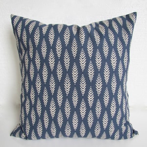 Blue PILLOWS Blue Throw Pillows Denim Blue Pillow Covers Farmhouse Pillows Denim Blue Pillow Cover 16 18x18 Navy Blue Pillows Denim Pillows
