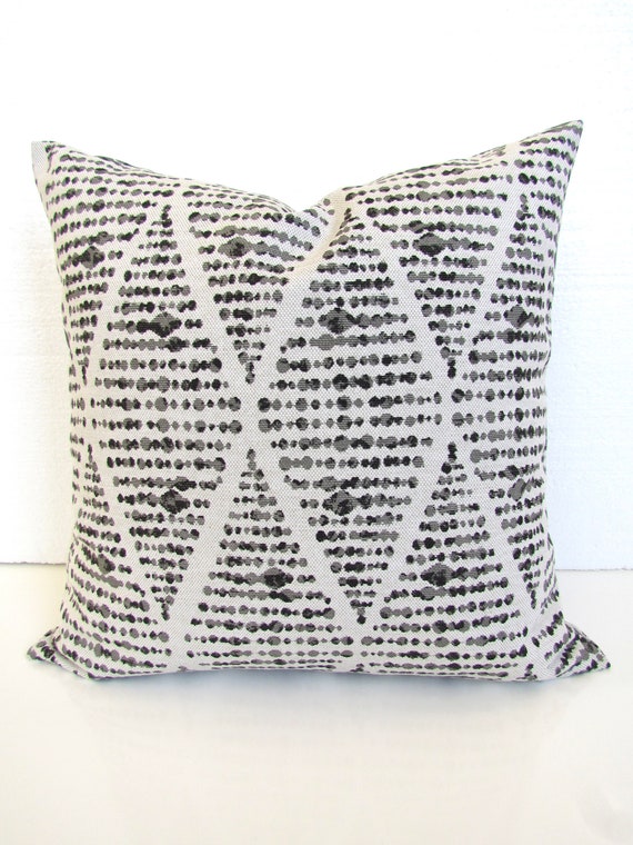 Charcoal Gray Throw Pillow Covers Farmhouse pillows GRAY PILLOWS Charcoal