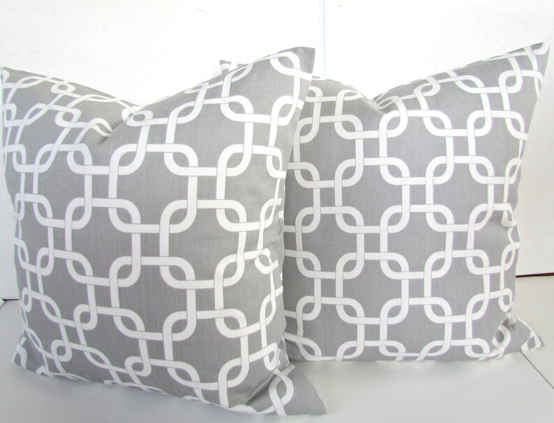 YELLOW PILLOW Covers Gray Decorative Pillows Yellow Throw Etsy