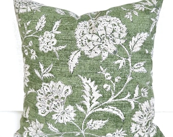 GREEN PILLOWS Gray Throw Pillow Covers Tan Pillows Grey Throw Pillow Covers Green Pillow Covers Tan & Grey Pillows 16 18x18 20 All Sizes